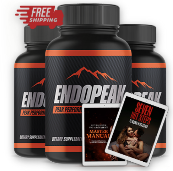 EndoPeak 6-bottle bundle – male vitality supplement with natural ingredients and 60-day guarantee
