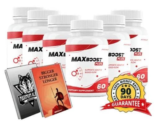 Max Boost Plus bundle – natural male vitality supplement with multi-bottle discounts