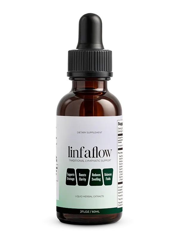 Linfaflow drainage drops bottle