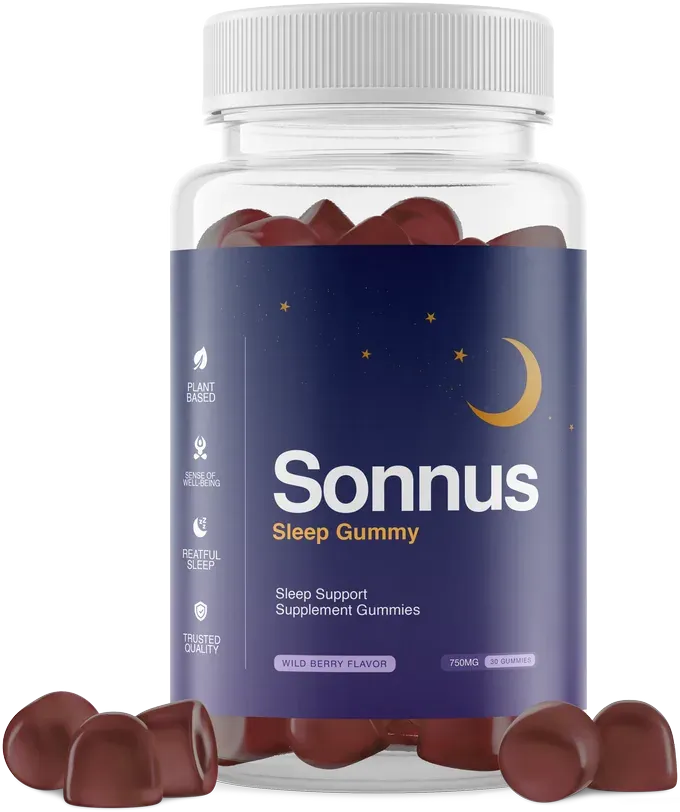 Sonnus — a 30-count bottle of wild-berry sleep gummies