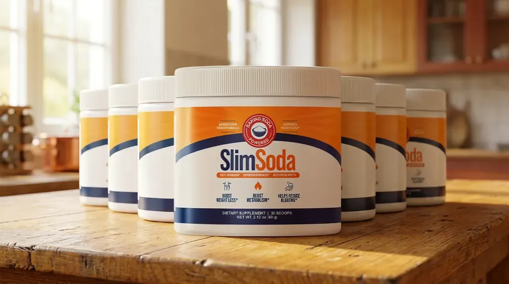 Six tubs of SlimSoda — the full 90-day supply